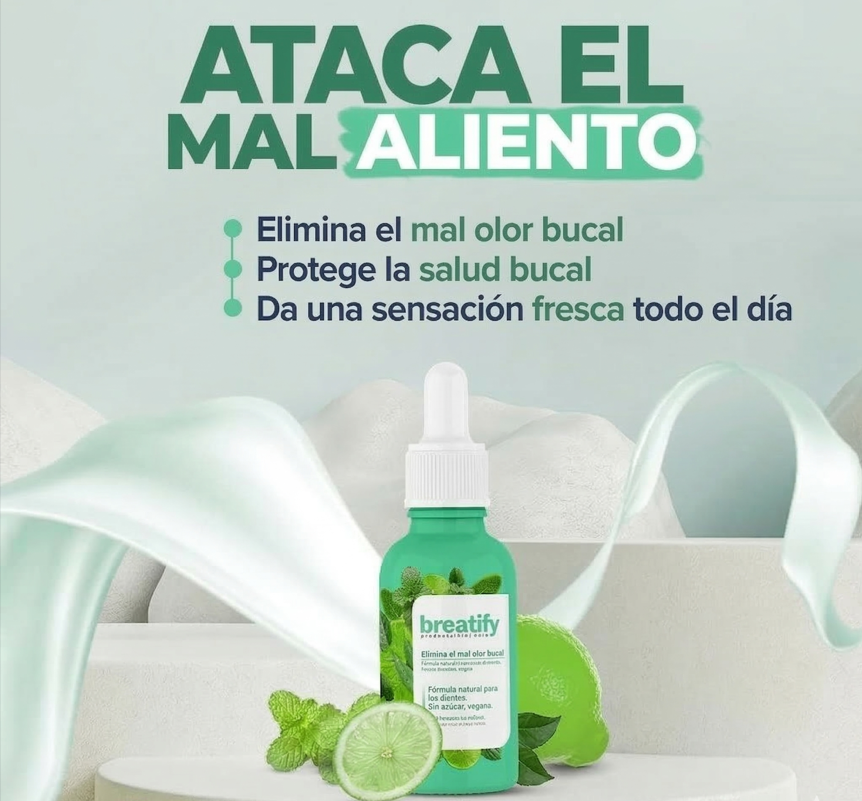 GOTAS CONTRA EL MAL ALIENTO + ENVÍO GRATIS